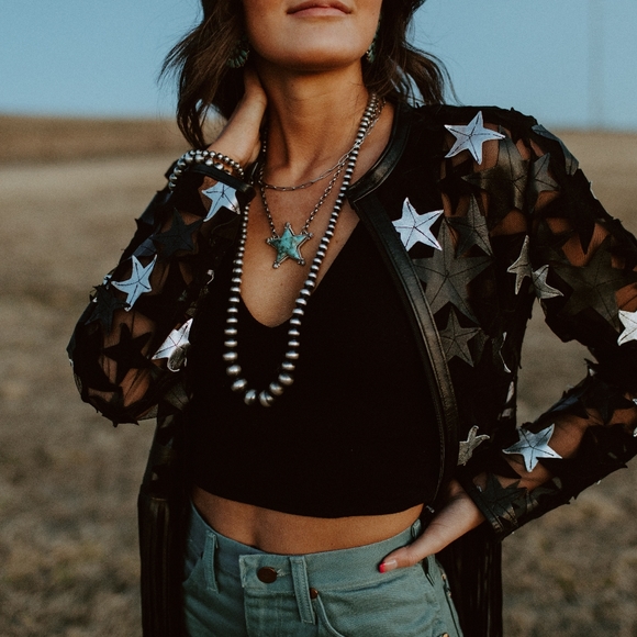 Leather Star Jacket - Picture 2 of 9